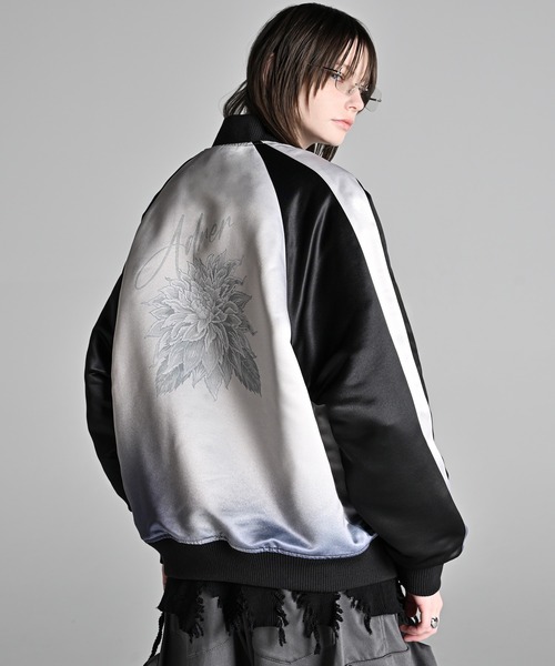 ADRER（アドラー） スカジャン premium reversible suka jumper -wolf