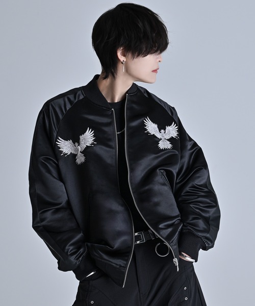 ADRER（アドラー） スカジャン premium reversible suka jumper -wolf