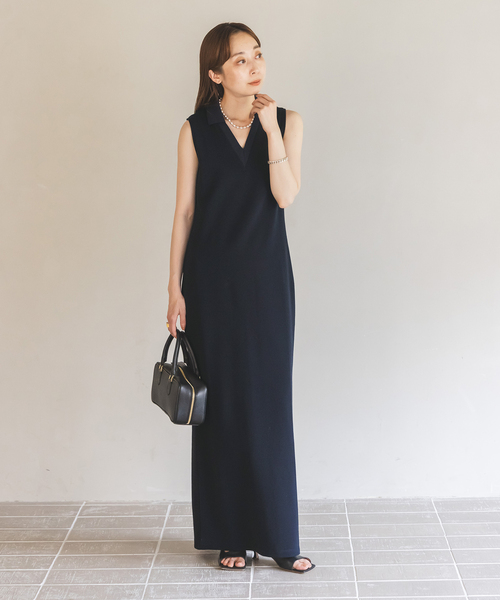 ワンピース laubeblanc l'or I-line Jumper skirt laubeblanc l'or I-line Jumper skirt