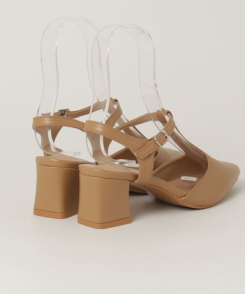 「mysty woman」 ヒールサンダル MEDIUM ベージュ レディース_画像2