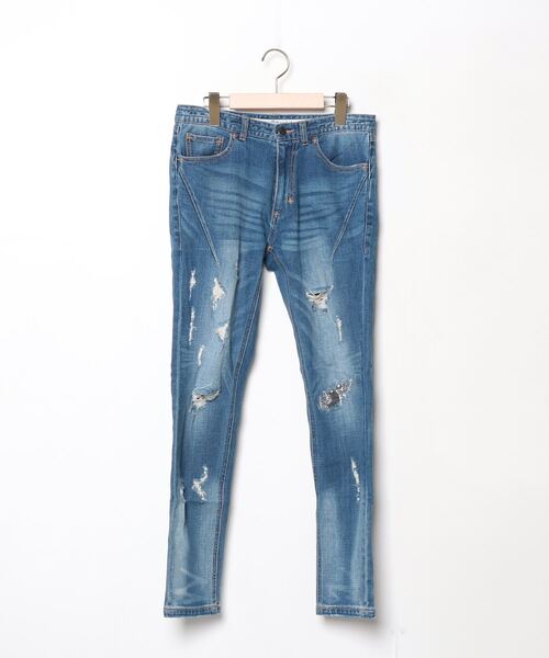 NUMBER (N)INEダメージ加工 デニムパンツ ジーンズ NUMBER (N)INE DENIM 「NUMBER DENIM」 ダメージ加工デニム