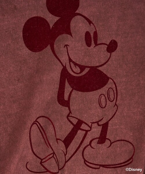 tシャツ 「MICKEY MOUSE」 リンガーTシャツ/ミッキーマウス レディース Johnbull｜MICKEY MOUSE Tシャツ ミッキーマウスTシャツ
