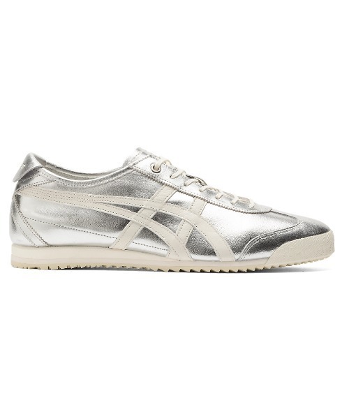 ONITSUKA TIGER オニツカタイガー スニーカー シルバー 24.5 Onitsuka Tiger 「Onitsuka Tiger」 ローカットスニーカー 24.5