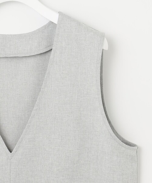 「Feroux」 ノースリーブブラウス F グレー レディース_画像6