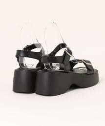 「Heather」 ヒールサンダル L シルバー レディースの画像2