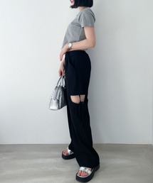 「Heather」 ヒールサンダル L シルバー レディースの画像5