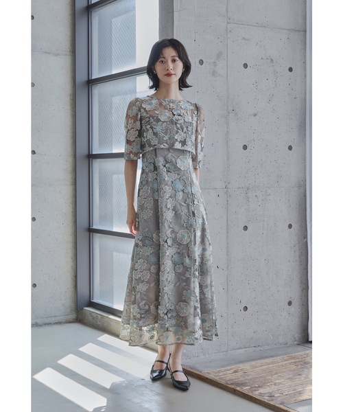 niana（ニアナ） ドレス フラワーレースボレロセットドレス 2点セット