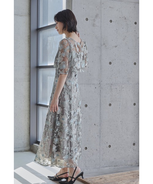 niana（ニアナ） ドレス フラワーレースボレロセットドレス 2点セット