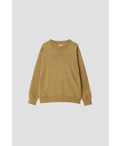 MHL.（エムエイチエル） 長袖ニット LARGE イエロー メンズ : ZOZOTOWN