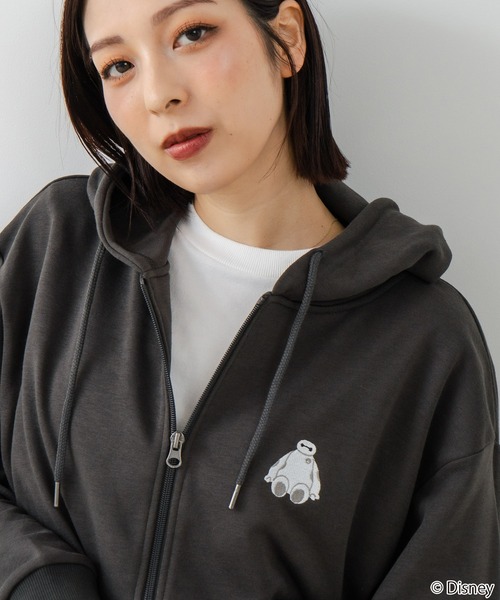 Disney（ディズニー） パーカー 「Disney /ディズニー」裏毛フルジップ