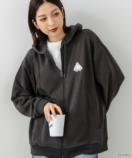 Disney（ディズニー） パーカー 「Disney /ディズニー」裏毛フルジップ