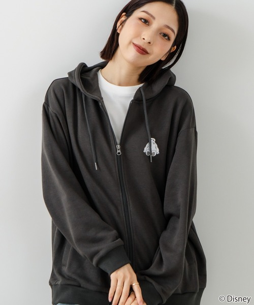 Disney（ディズニー） パーカー 「Disney /ディズニー」裏毛フルジップ