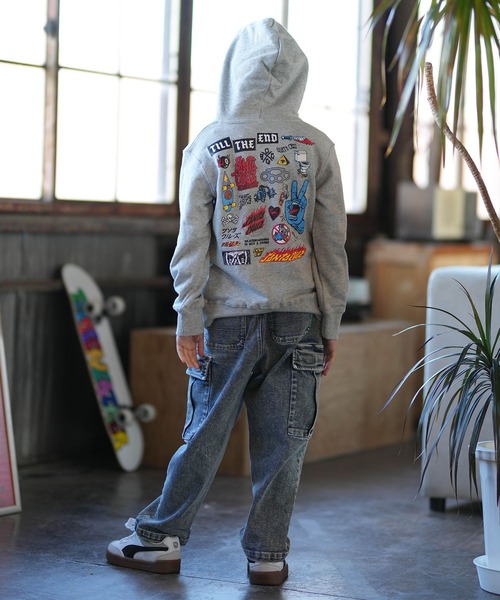 SANTA CRUZ（サンタクルーズ） パーカー COLLECTOR MAP Paka キッズ