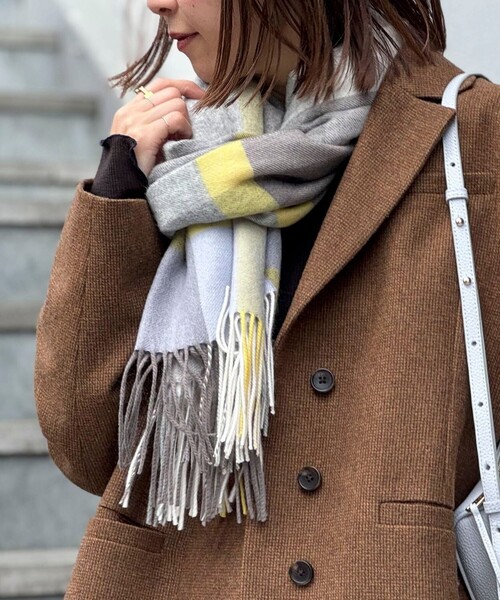 NOLLEY'S（ノーリーズ） ストール マフラー チェックストール