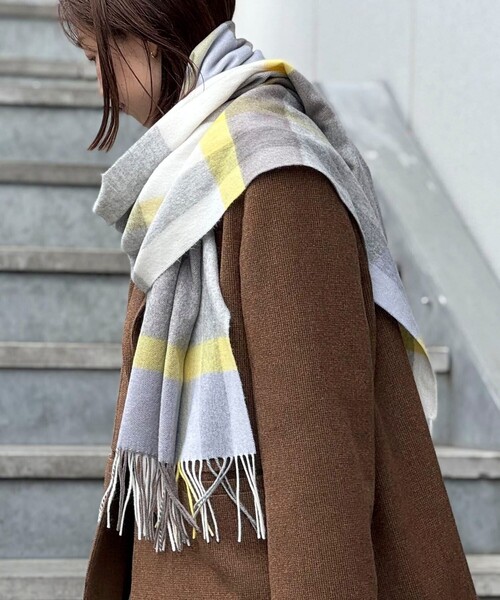 NOLLEY'S（ノーリーズ） ストール マフラー チェックストール