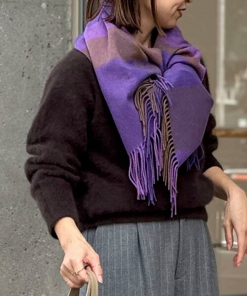 NOLLEY'S（ノーリーズ） ストール マフラー チェックストール