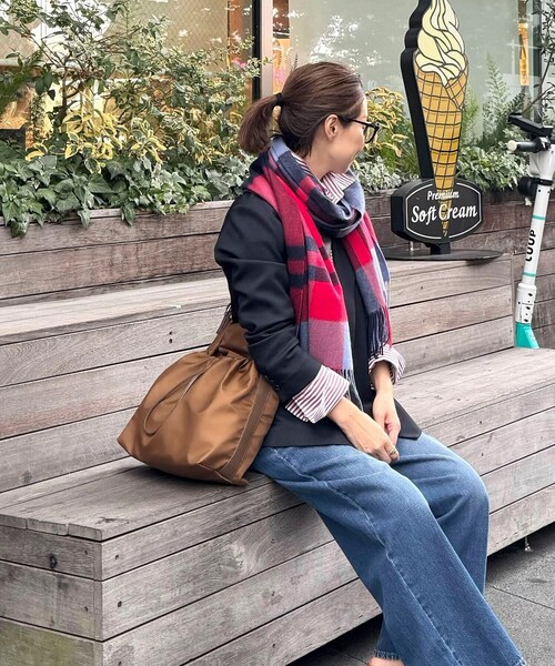 NOLLEY'S（ノーリーズ） ストール マフラー チェックストール