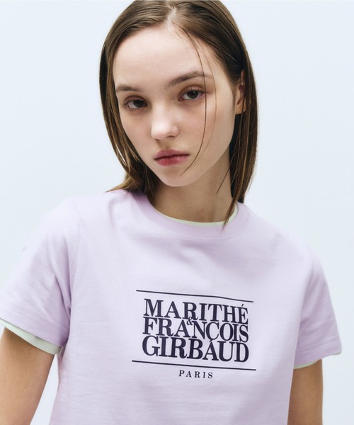 MARITHE + FRANCOIS GIRBAUD tシャツ W CLASSIC LOGO TEE レディース