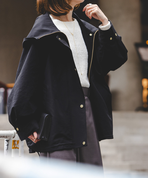 「NOBLE」 ジップアップブルゾン 36 ブラウン レディース_画像8