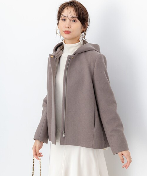 組曲（KUMIKYOKU） コート アウター ウールモッサ ショートコート