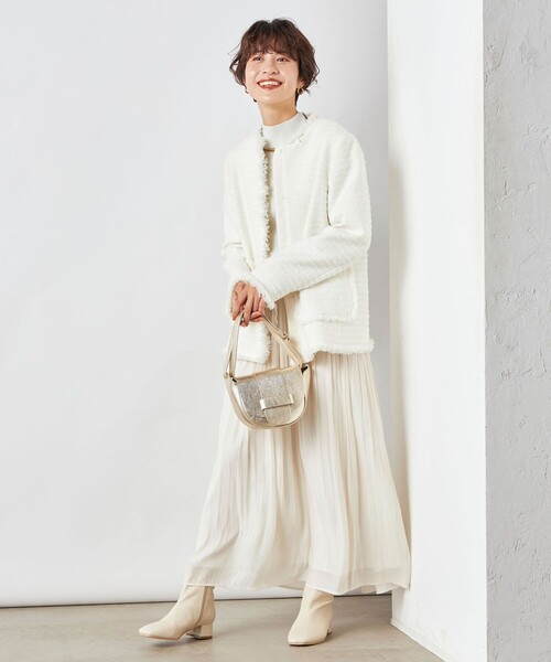 NOLLEY'S（ノーリーズ） ツイードジャケット 36 ネイビー レディース