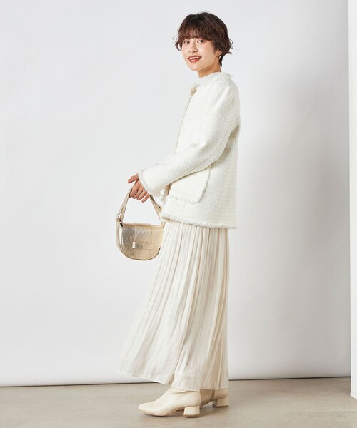 NOLLEY'S（ノーリーズ） ツイードジャケット 36 ネイビー レディース