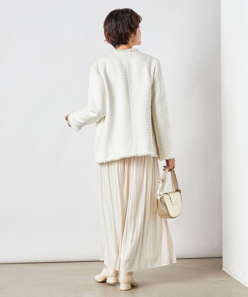 NOLLEY'S（ノーリーズ） ツイードジャケット 36 ネイビー レディース