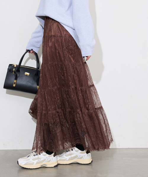 SLOBE IENA（スローブイエナ） スカート レースティアードスカート