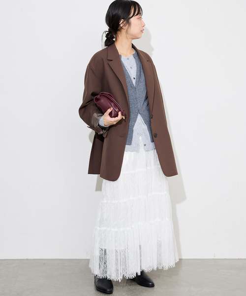 SLOBE IENA（スローブイエナ） スカート レースティアードスカート