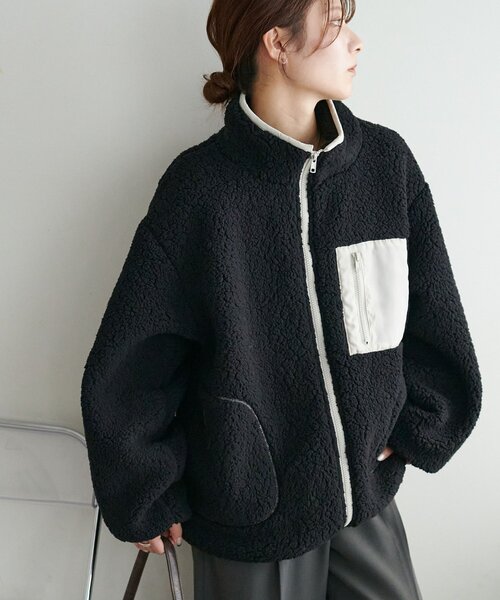 Discoat（ディスコート） ブルゾン アウター 「WEB限定」配色オーバー