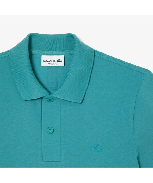 「LACOSTE」 半袖ポロシャツ 5 エメラルド メンズの画像