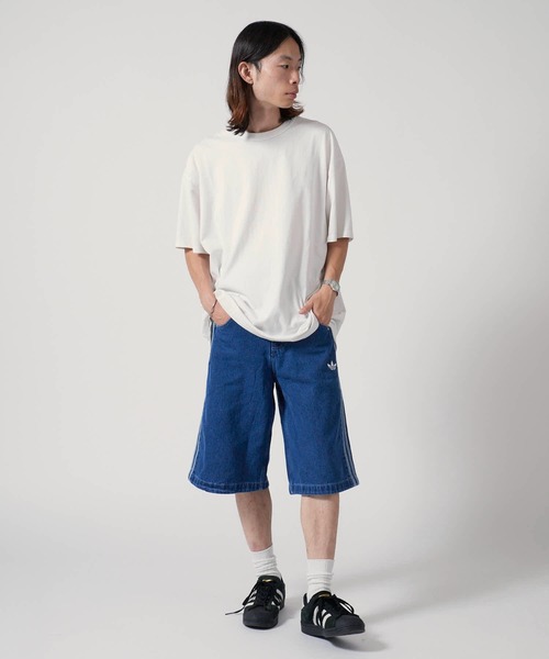 adidas（アディダス） ハーフパンツ ワイドパンツ ジーンズ メンズ