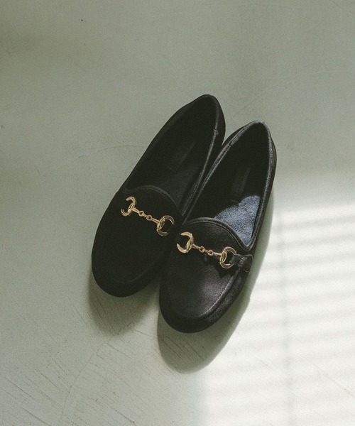 GLOBAL WORK（グローバルワーク） ローファー らくっション起毛ビット