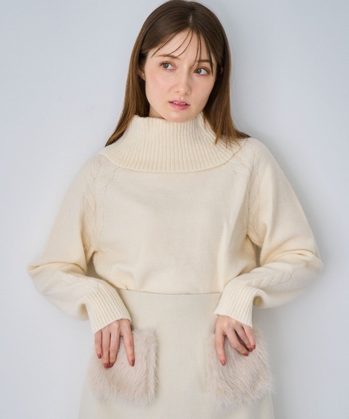 新品！ノエラ　ケーブルニット スパンコールラメケーブルニット | ニット | NOELA OFFICIAL WEB STORE