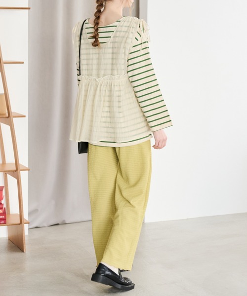 「Crisp」 イージーパンツ FREE ピンク レディース_画像8