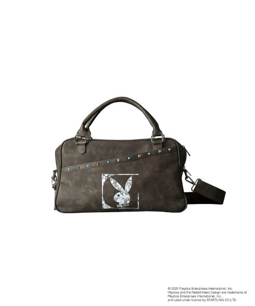 VI E DIT ショルダーバッグ PLAYBOY Boston Bag/プレイボーイスクール