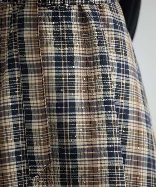 YECCA VECCA（イェッカヴェッカ） ワンピース チェック柄ベア