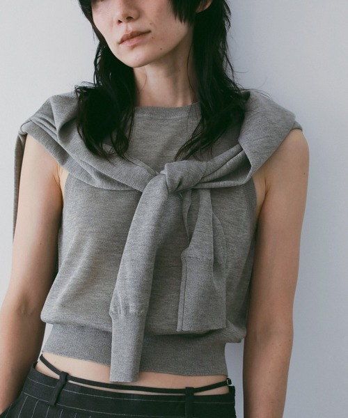 anuke（アンヌーク） カーディガン Highgauge Sheer Cardigan