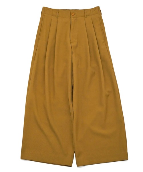 VOAAOV（ヴォアーブ） スラックス BISHU OLD WOOL GABARDINE Tuck Wide