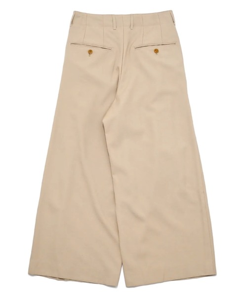 VOAAOV(ヴォアーブ) スラックス BISHU OLD WOOL GABARDINE Tuck Wide VOAAOV(ヴォアーブ) スラックス BISHU OLD WOOL GABARDINE Tuck Wide