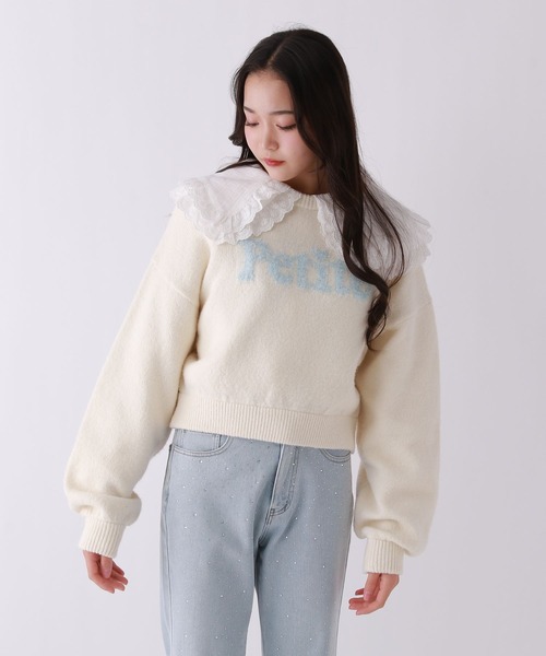 repipi armario（レピピアルマリオ） ニット セーター 「girly line