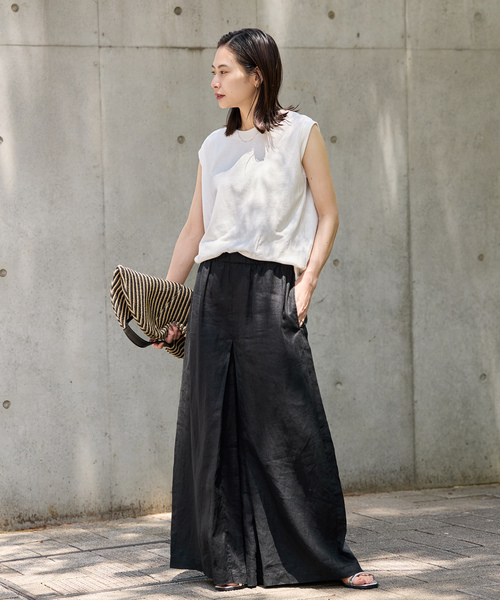 「JOURNAL STANDARD」 キュロット 38 ブラック レディース_画像2