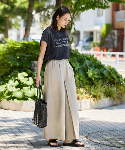 「JOURNAL STANDARD」 キュロット 38 ブラック レディース_画像6