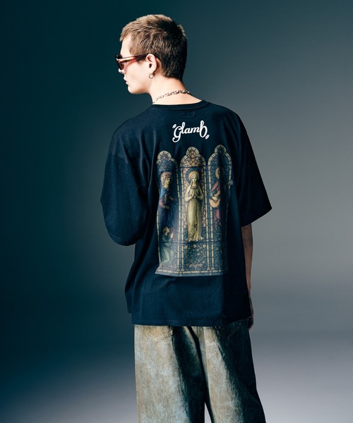 glamb（グラム） tシャツ Stained Glass T-Shirt II / ステンドグラスT