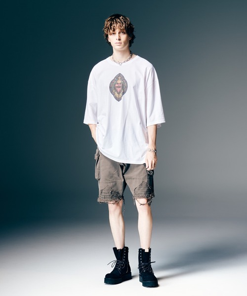 glamb（グラム） tシャツ Stained Glass T-Shirt II / ステンドグラスT