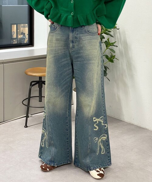 CIAOPANIC（チャオパニック） ジーンズ デニム デニムパンツ リボン