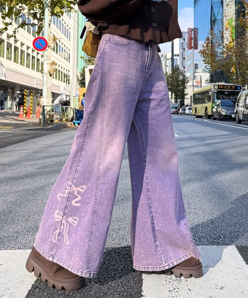 CIAOPANIC（チャオパニック） ワイドパンツ ジーンズ デニム デニム