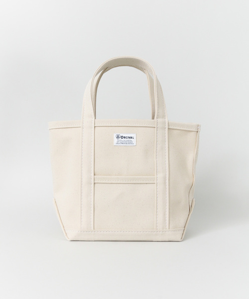 「ORCIVAL」 トートバッグ ONE ネイビー レディース_画像4