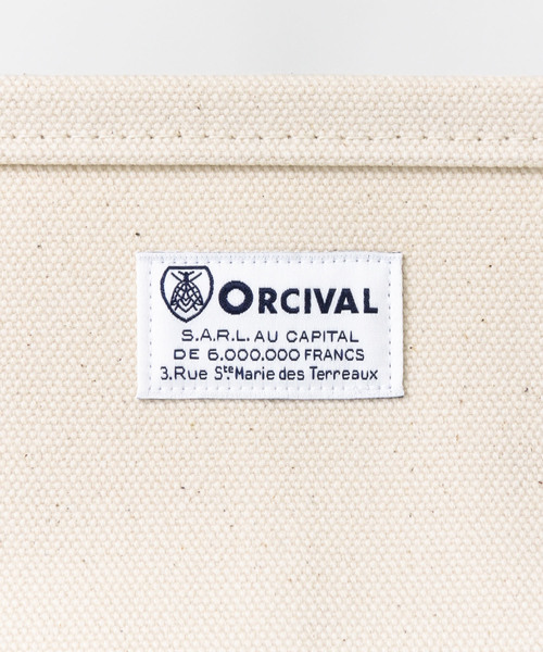 「ORCIVAL」 トートバッグ ONE ネイビー レディース_画像5