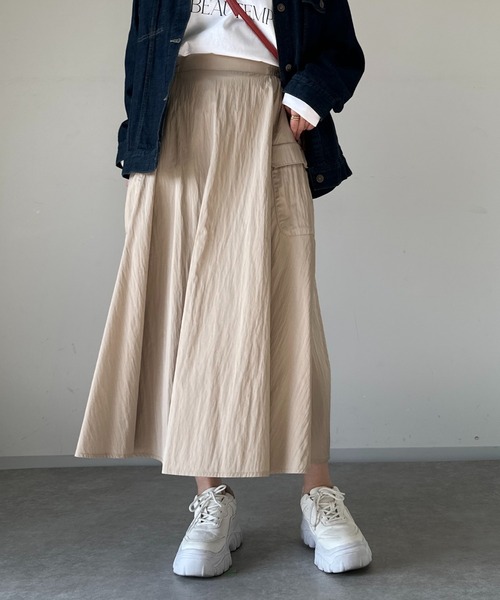 「un dix cors」 フレアスカート FREE ブラック レディース_画像2